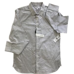 Calvin Klein mixed stripe casual dress shirt